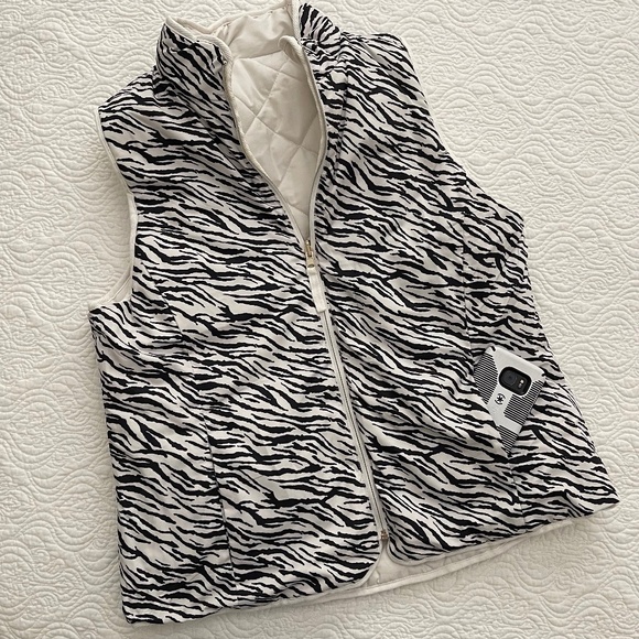Kensie Puffer Vest Reversible Quilted Sz L and Shirt - Picture 9 of 16